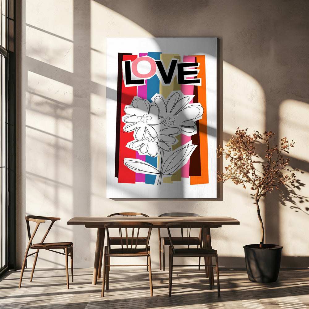 Krabbelbloem Zomerfruit | Canvas