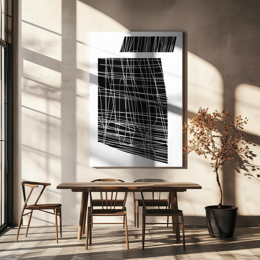 Chaotic Lines Dance | Canvas