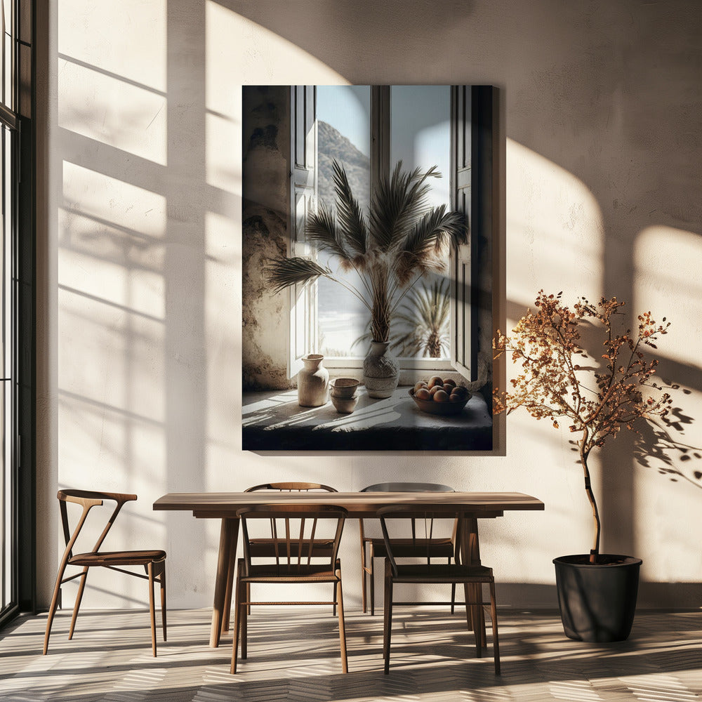 Zonovergoten sereniteit | Canvas