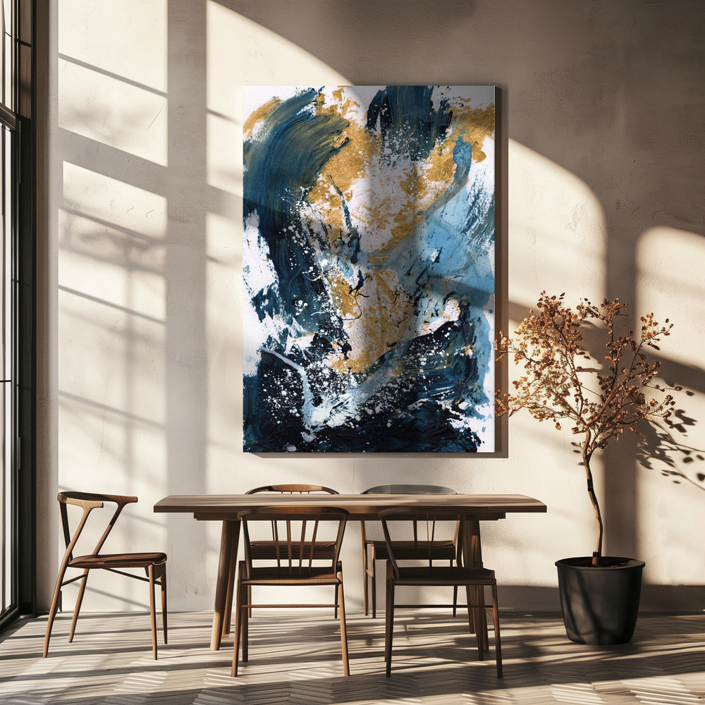 Gouden Zee | Canvas