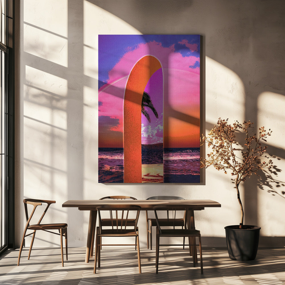 Portaal Vaporwave | Canvas