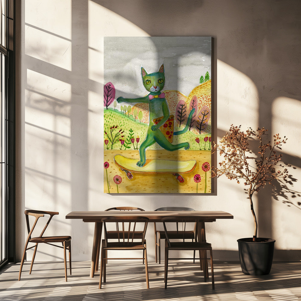 Pizza Cat | Canvas