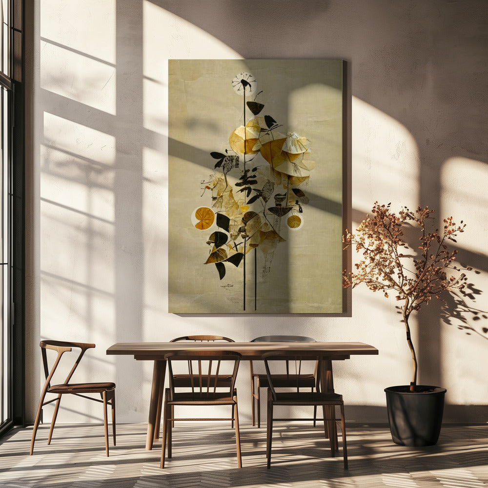 Gouden Bloesems | Canvas