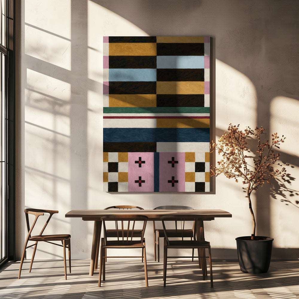 Abstracte compositie 23 | Canvas