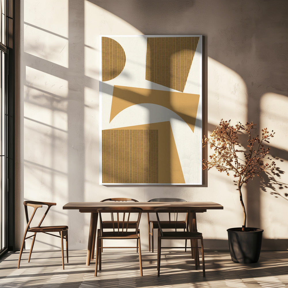 Gebogen Harmonie | Canvas