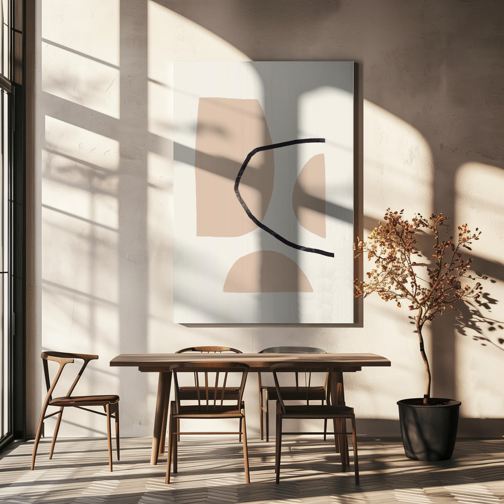 Stylish Geometric Composition | Canvas