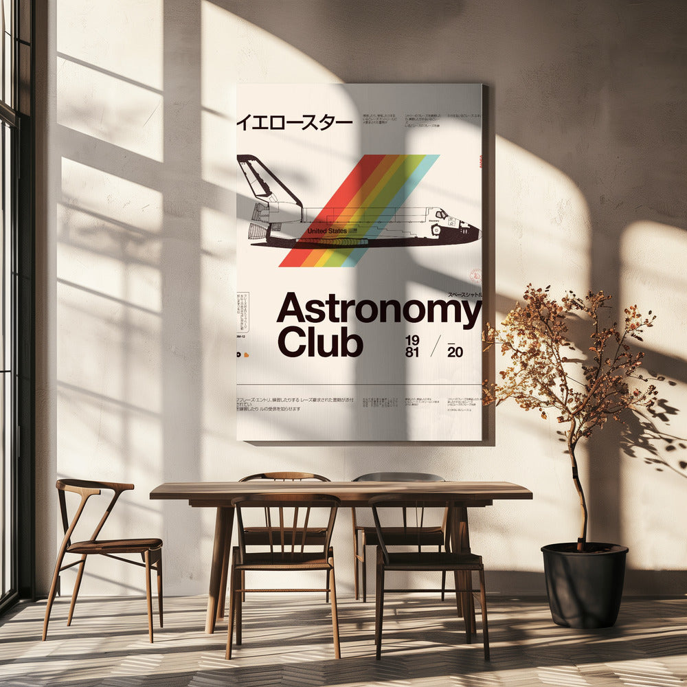Astronomieclub ★★★ S | Canvas