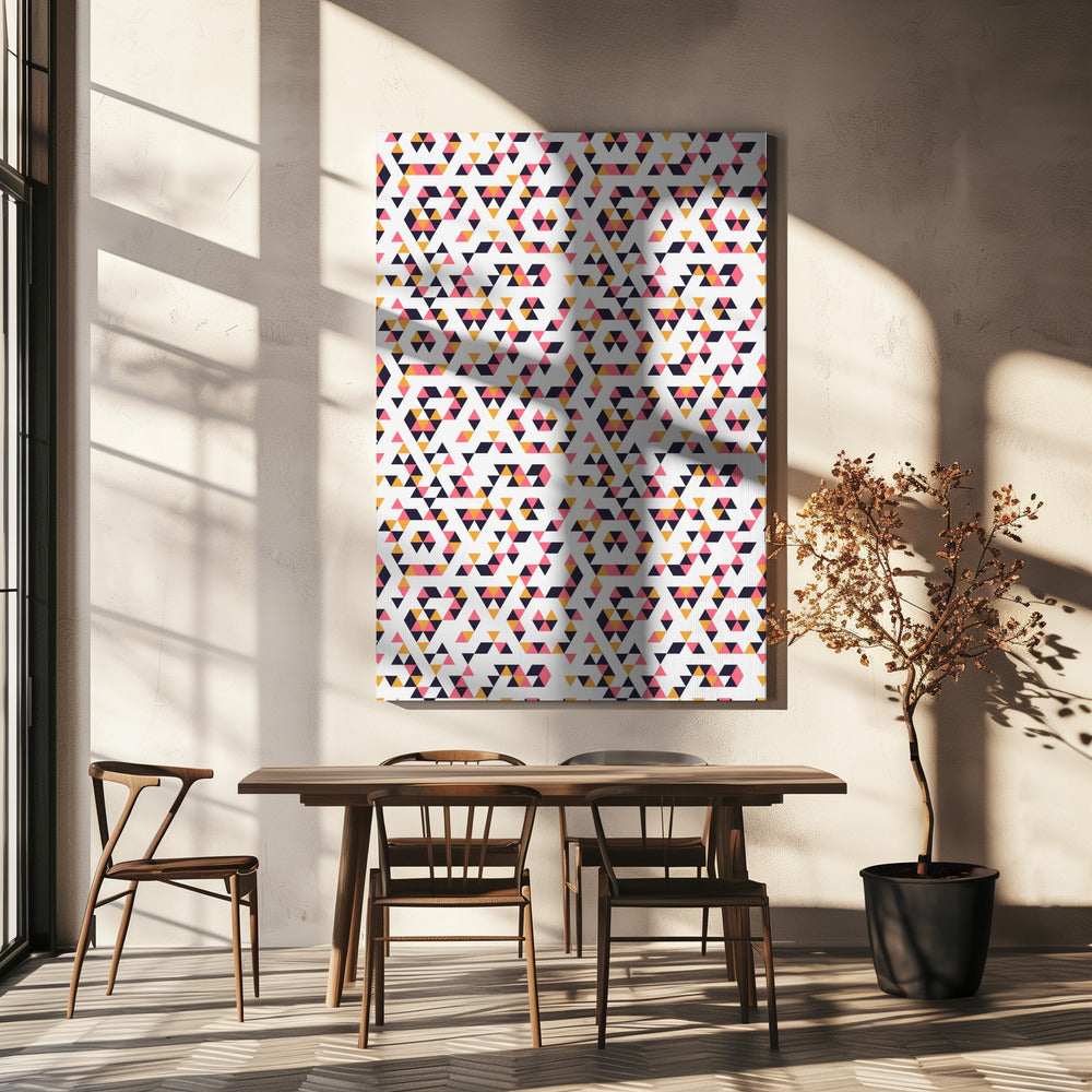 Moderne bloemen | Canvas
