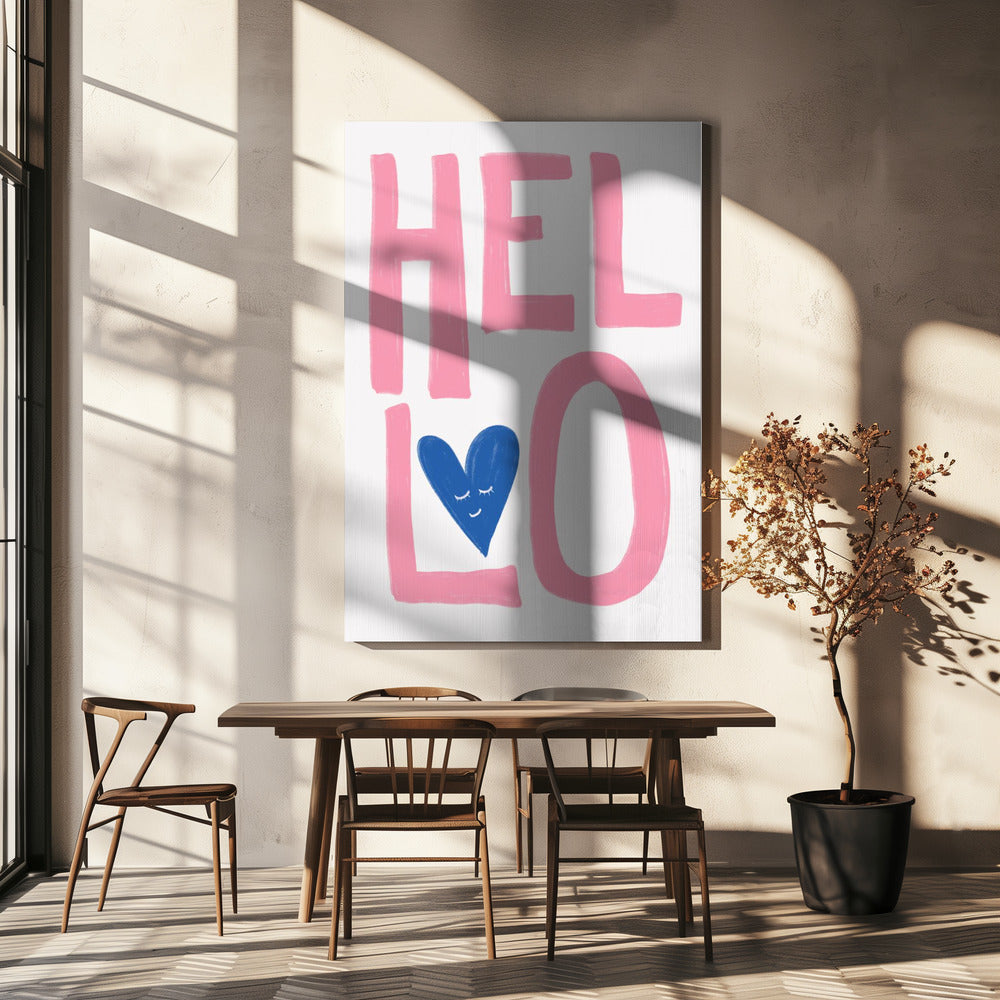 Vriendelijke hartslag | Canvas