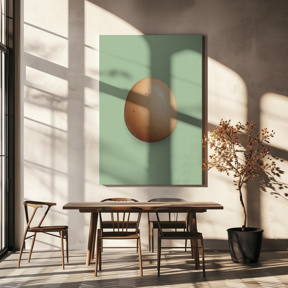 Gewoon een ei Hoofd | Canvas