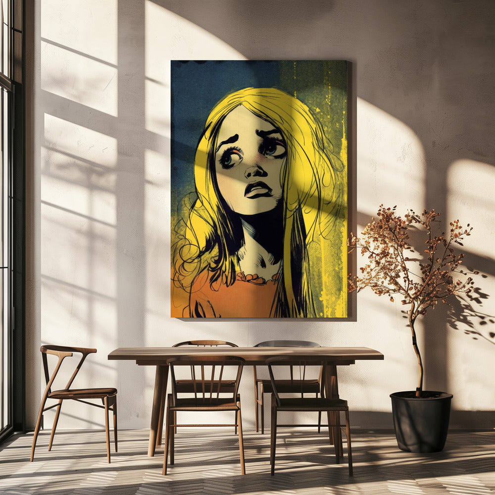 Verloren in gedachten | Canvas