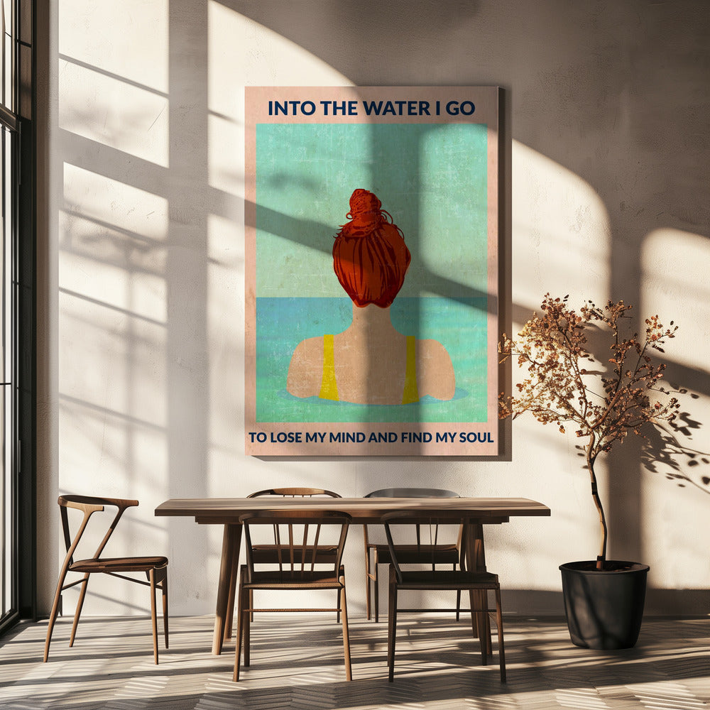 Into the Water (redhead) | Canvas