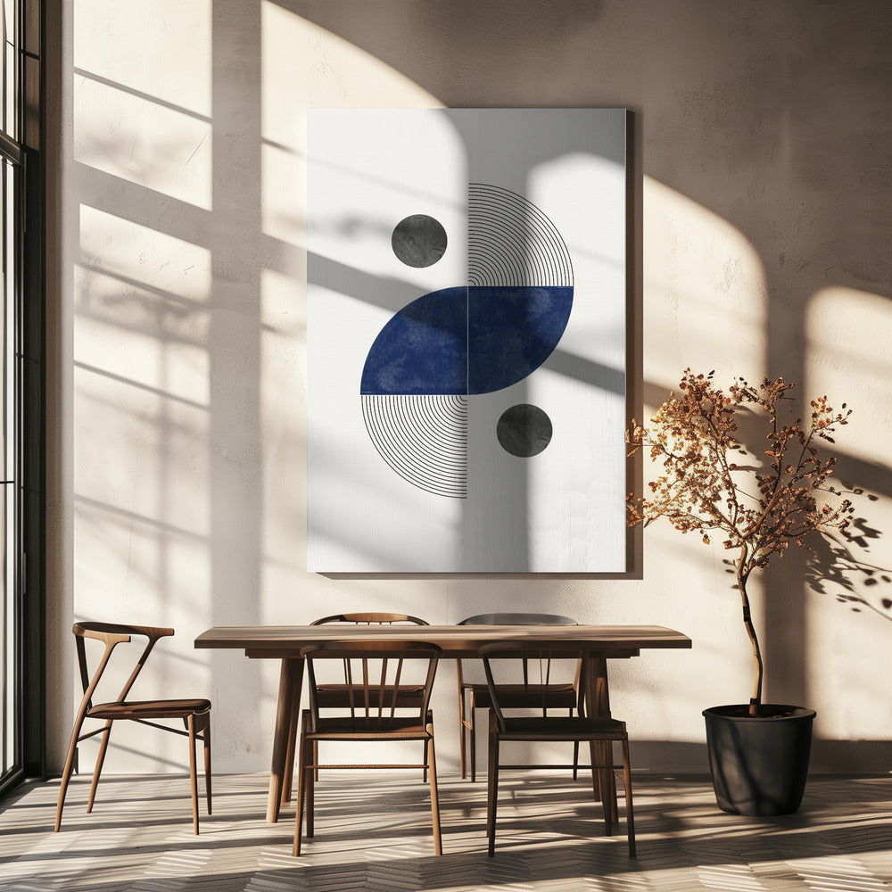 Symmetrische echo's | Canvas