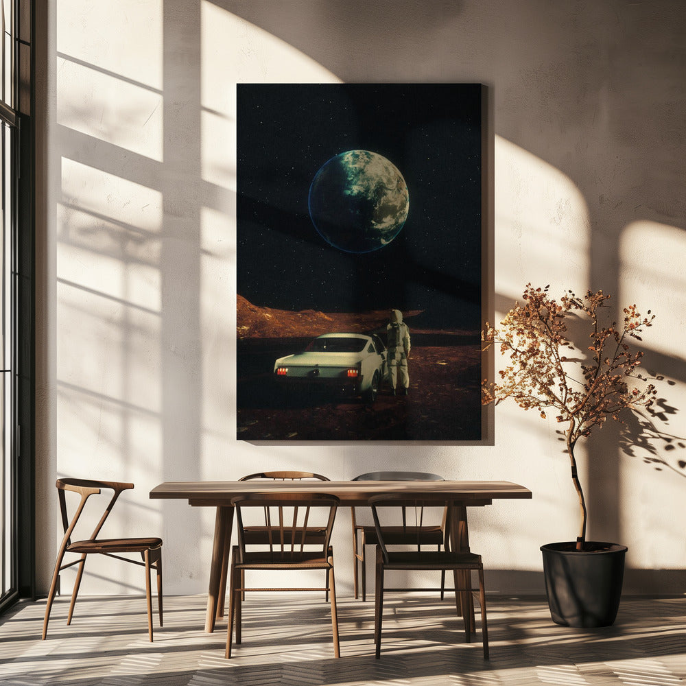 Ver van huis | Canvas
