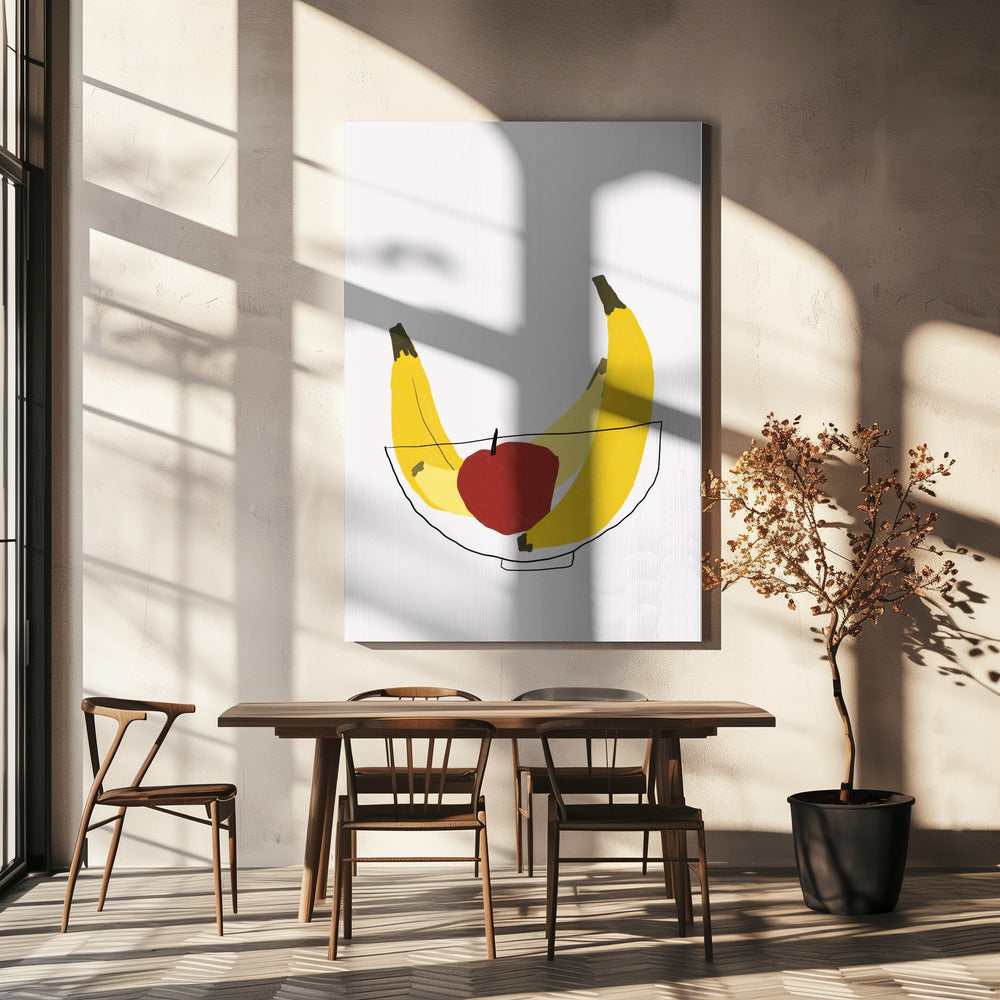Eenvoudige fruitharmonie | Canvas