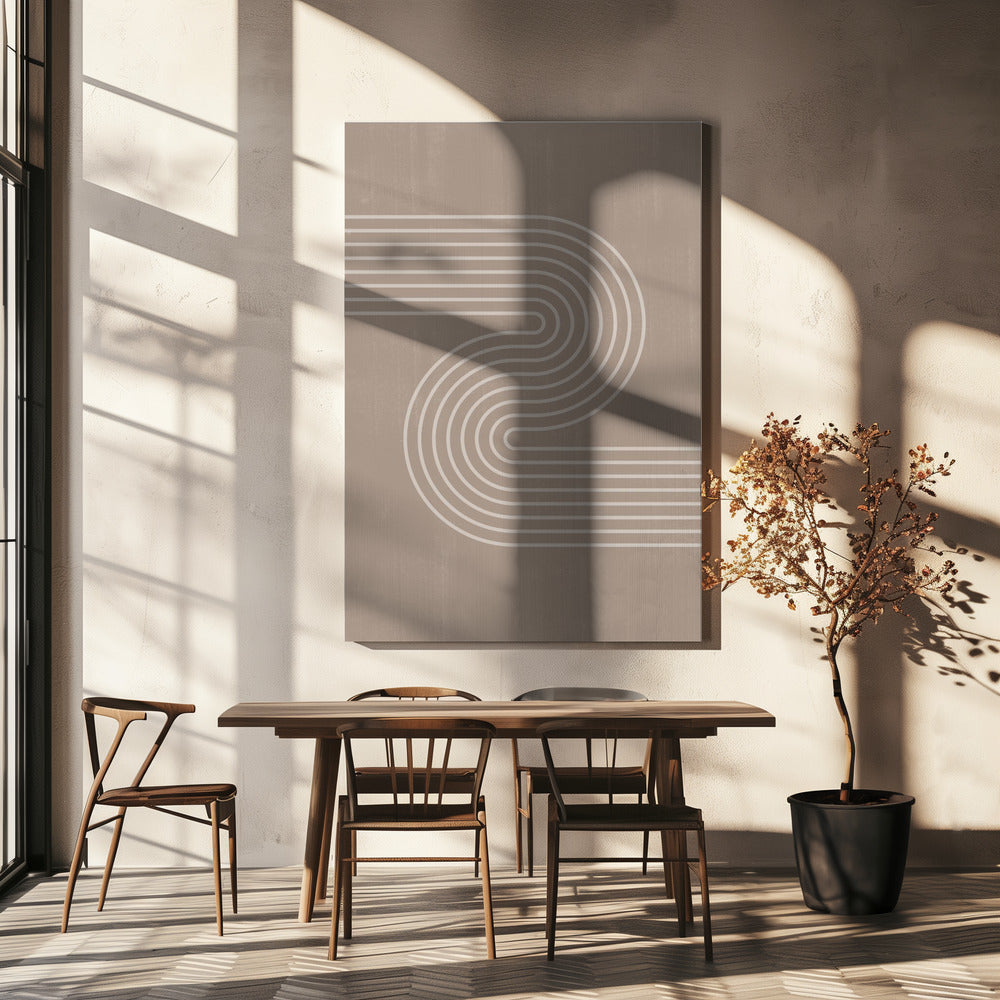 Gebogen pad | Canvas