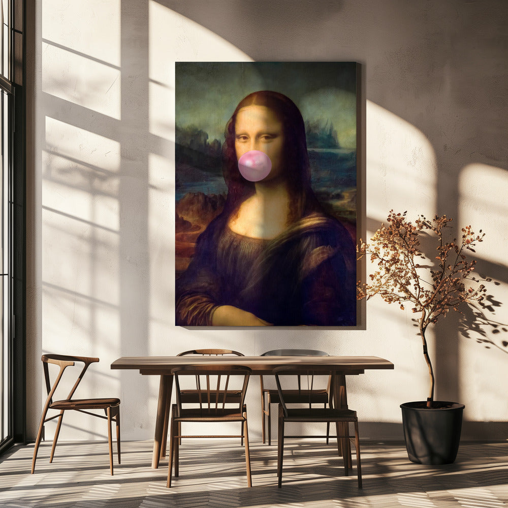 Mona Lisa Bubblegum | Canvas
