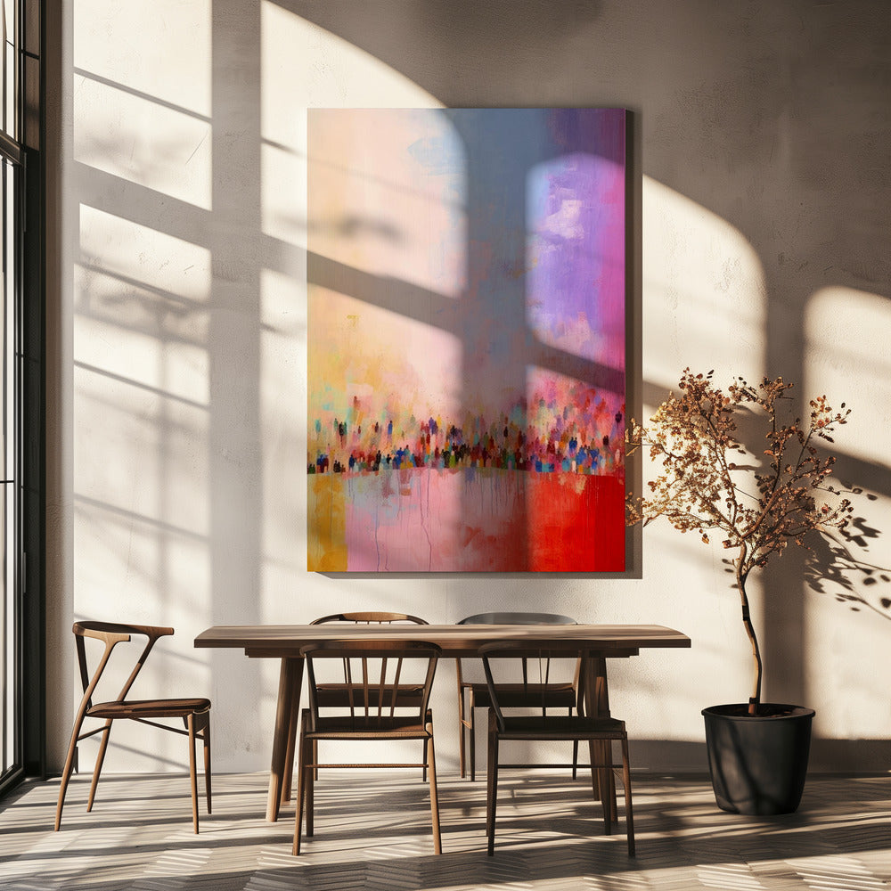 Kleurrijke Haze | Canvas