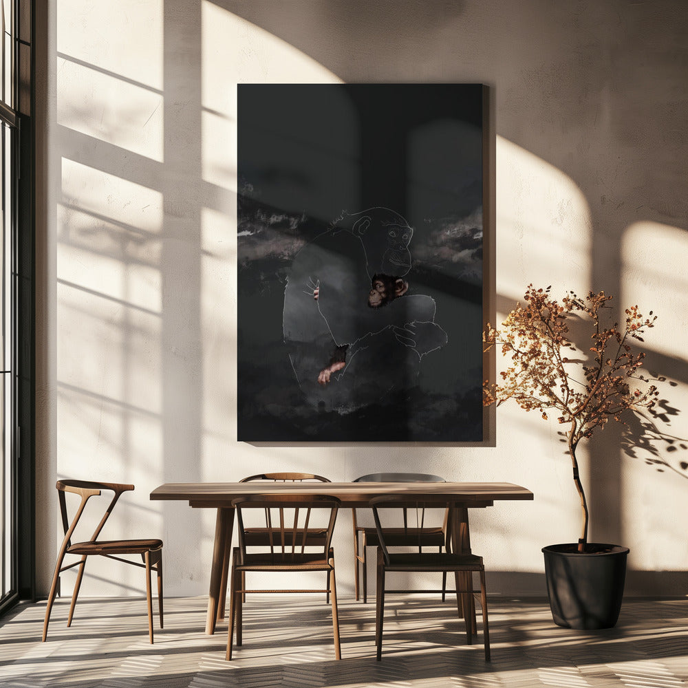 Ik wou dat je hier was | Canvas