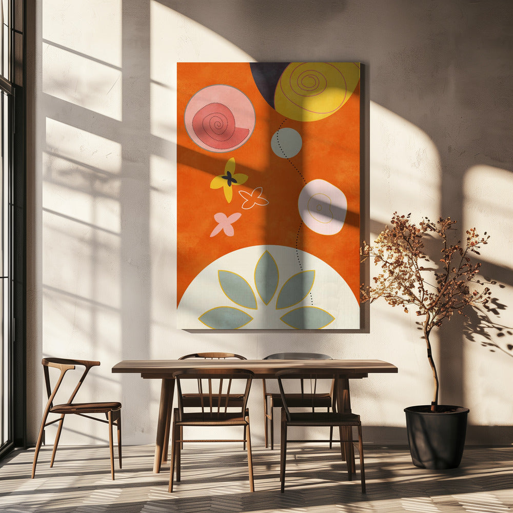 Vriendelijke kleuren 2 | Canvas