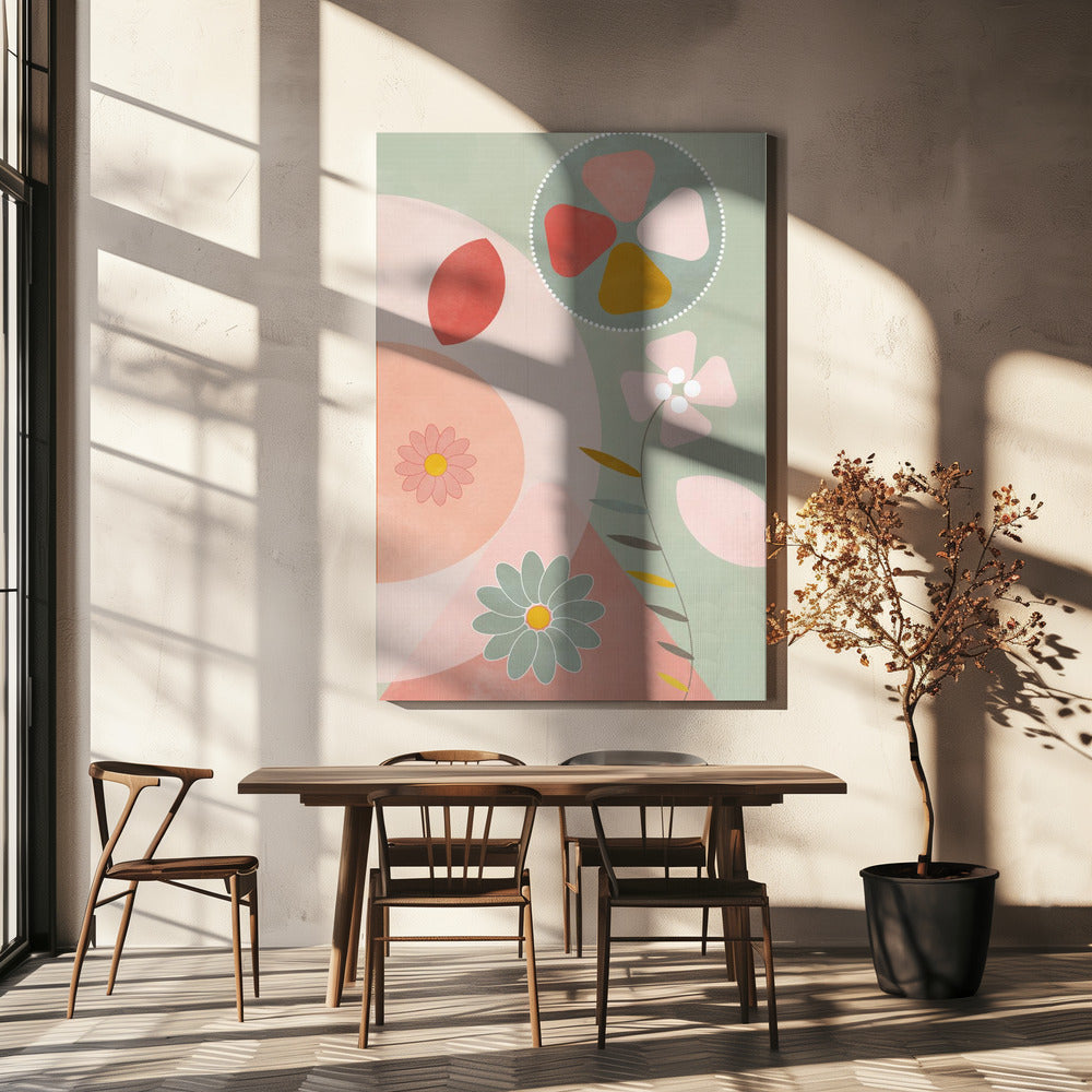 Vriendelijke kleuren 3 | Canvas