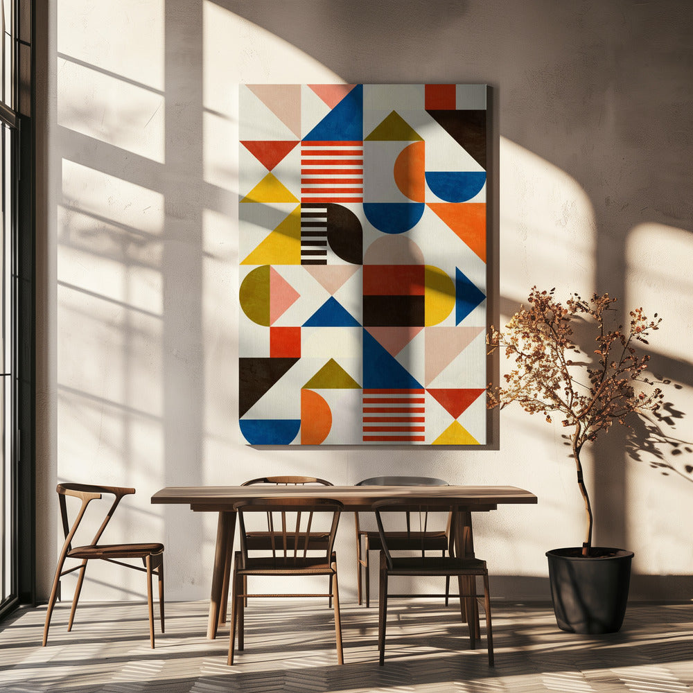 Bauhaus-plezier | Canvas