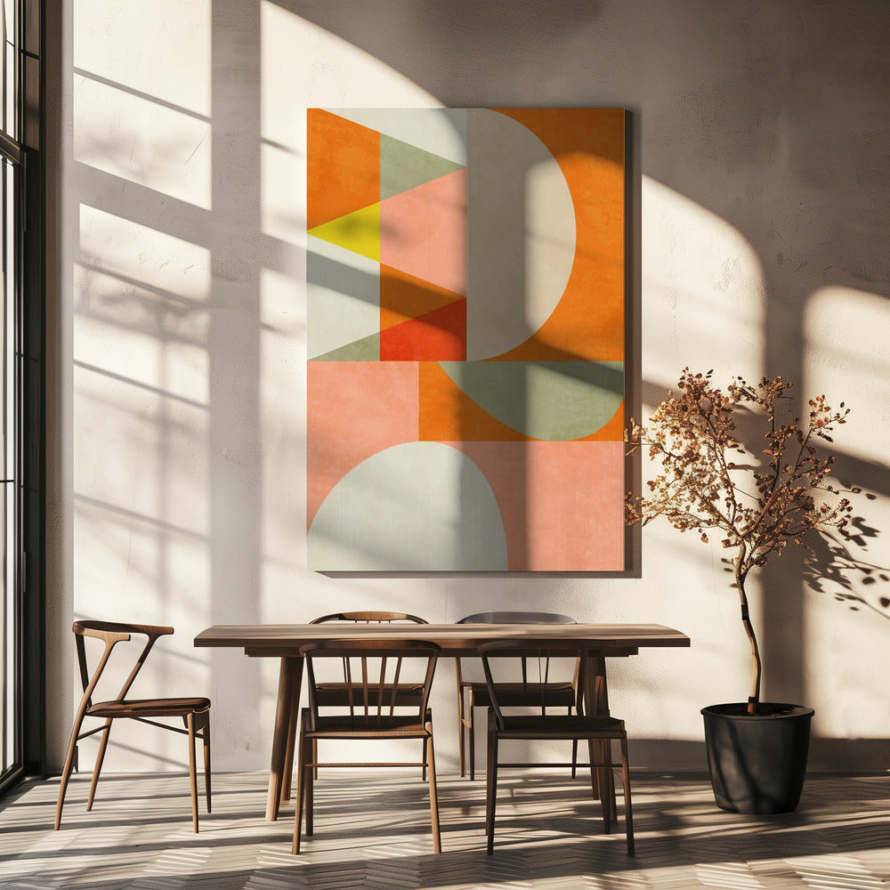 Zomercirkels22 4 V | Canvas