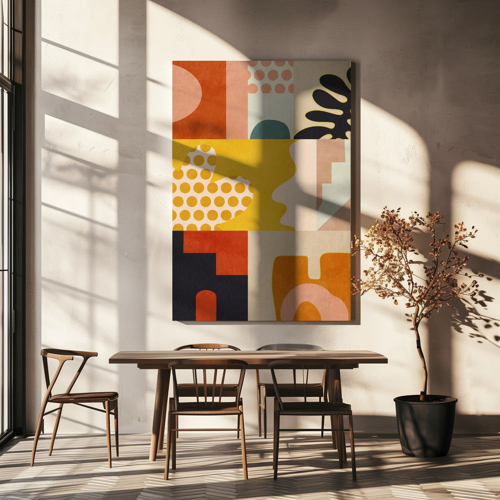 Spelen met vormen 6 | Canvas
