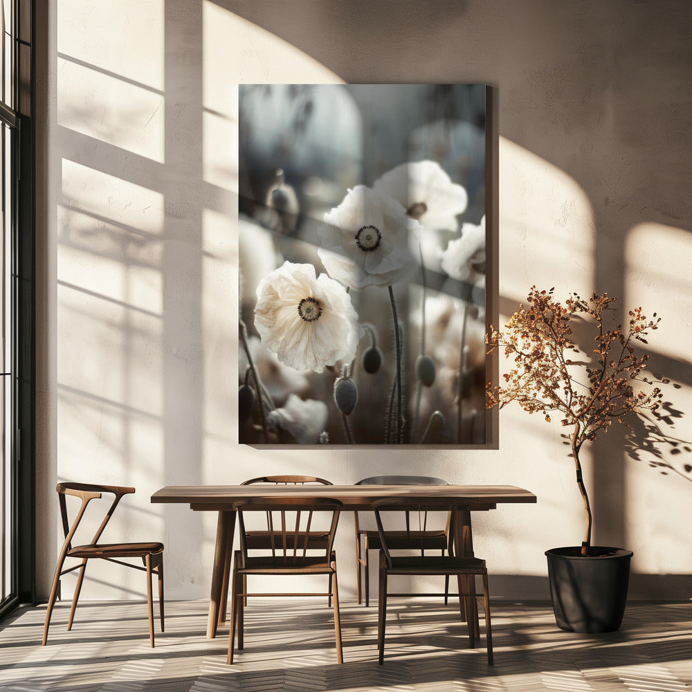 Gefluister van klaprozen | Canvas