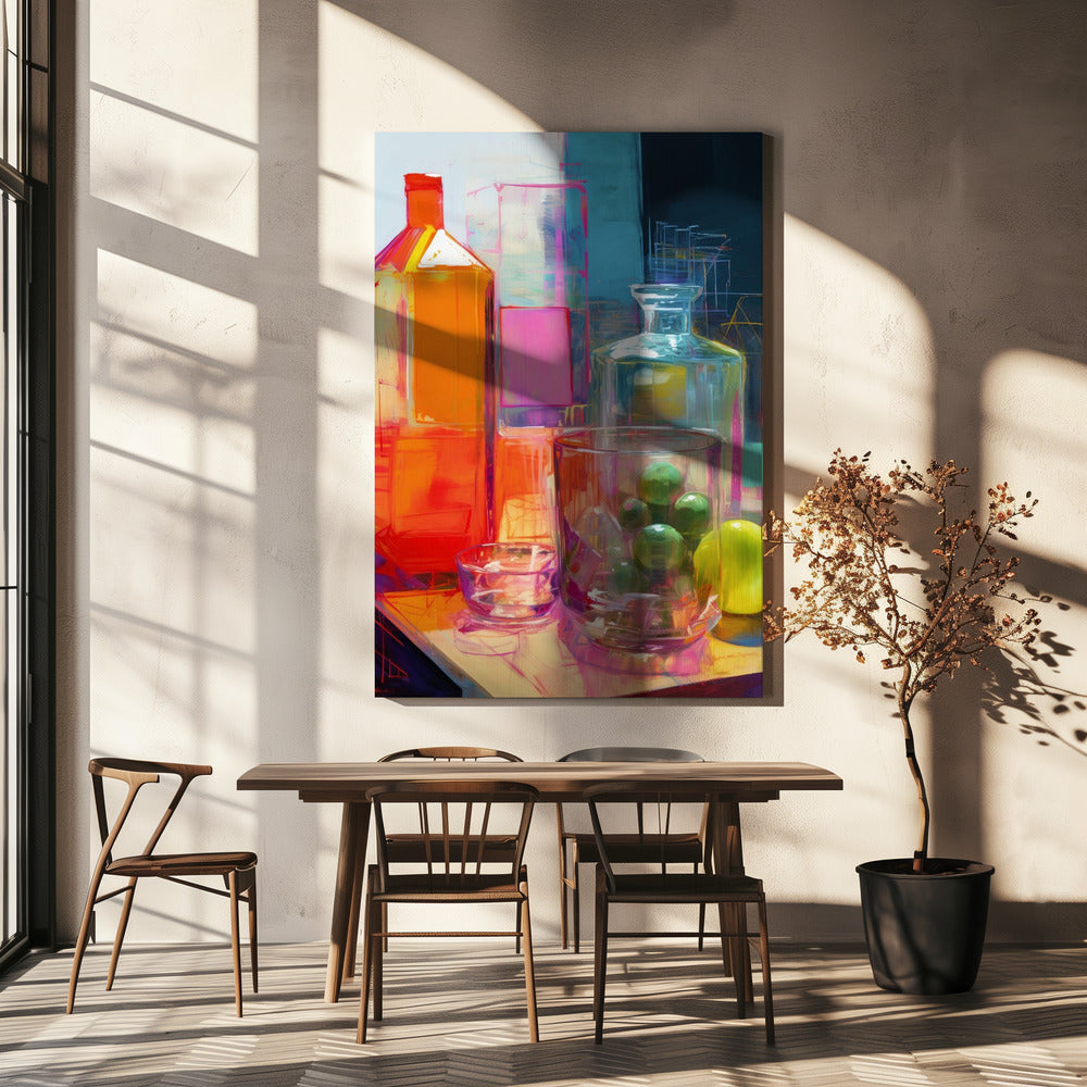 Levendige reflecties | Canvas