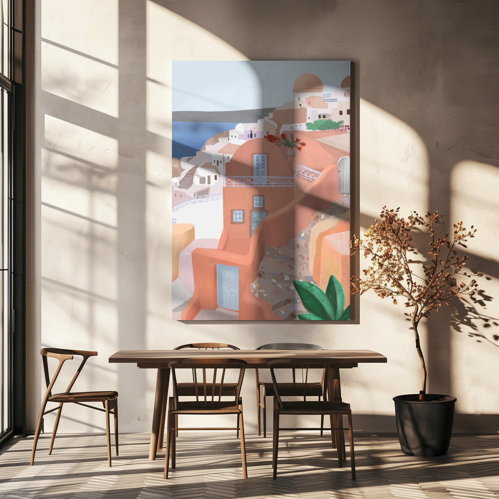 Santorini, Griekenland | Canvas