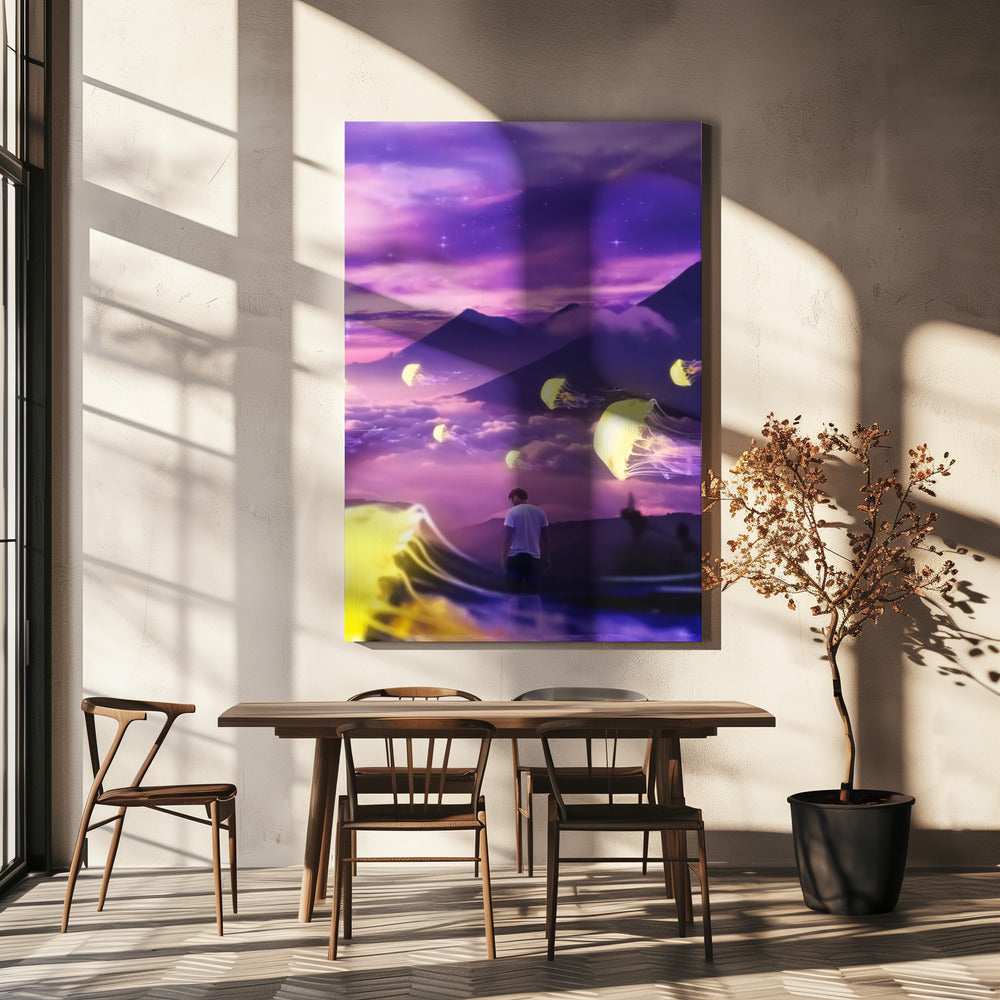 Jellyfish Mountain | Canvas