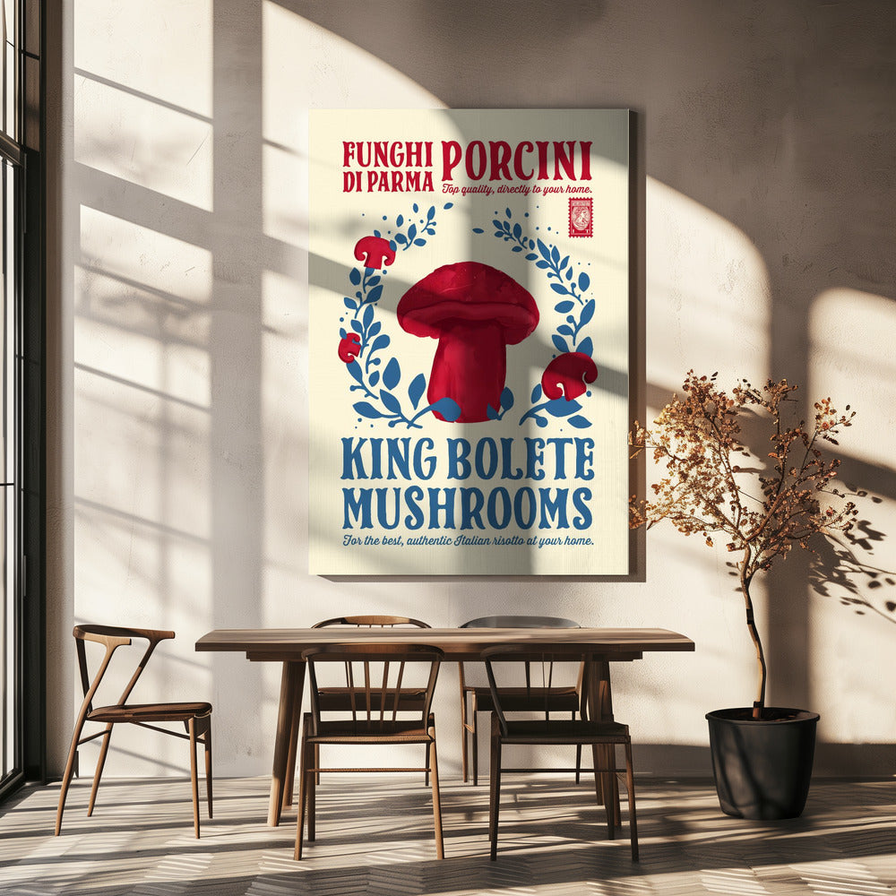 Porcini keukenprint | Canvas
