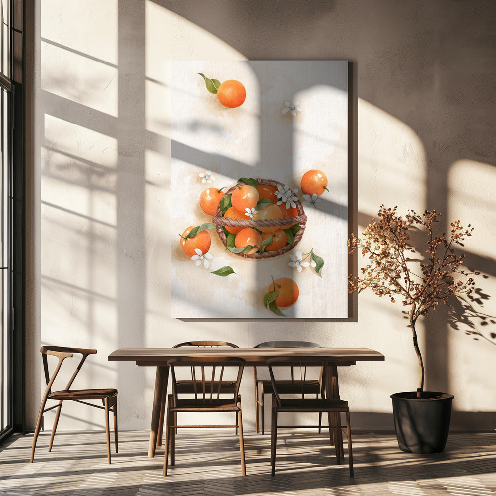 Sappige Sinaasappel | Canvas