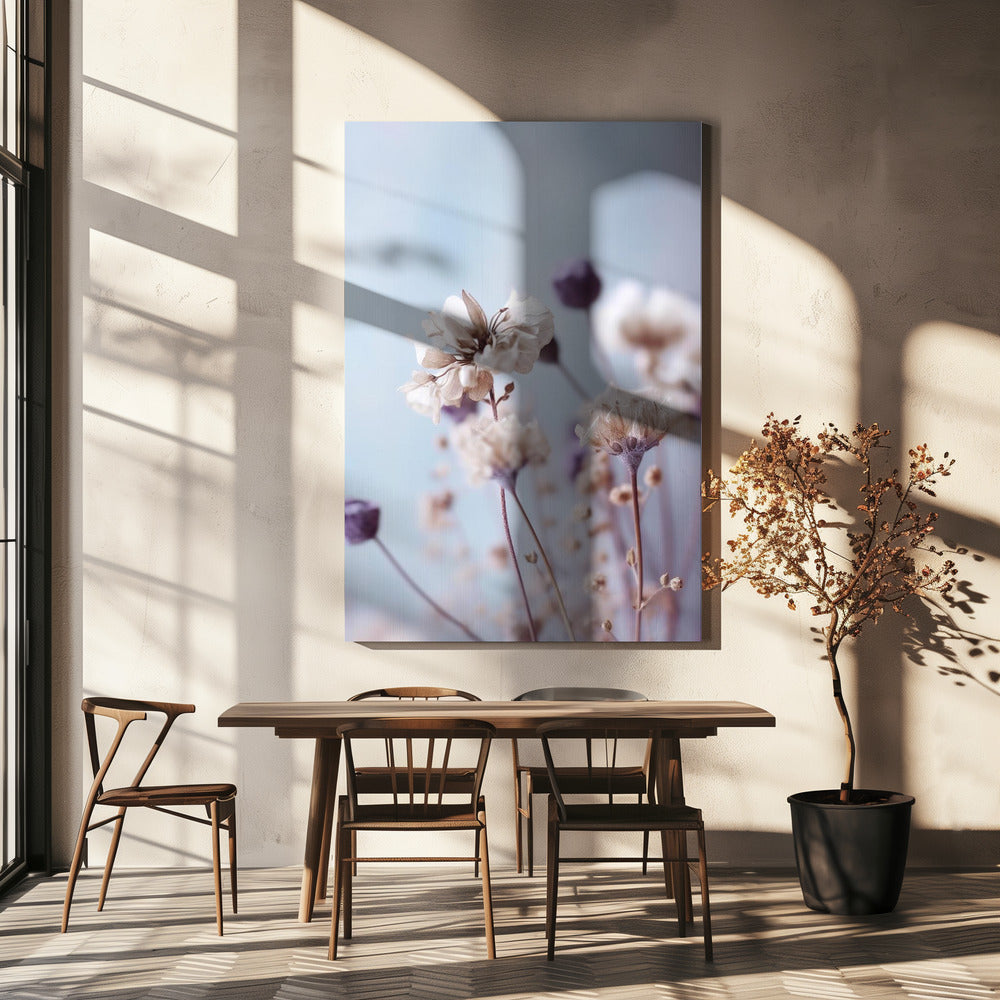 Fluisterende bloemen | Canvas