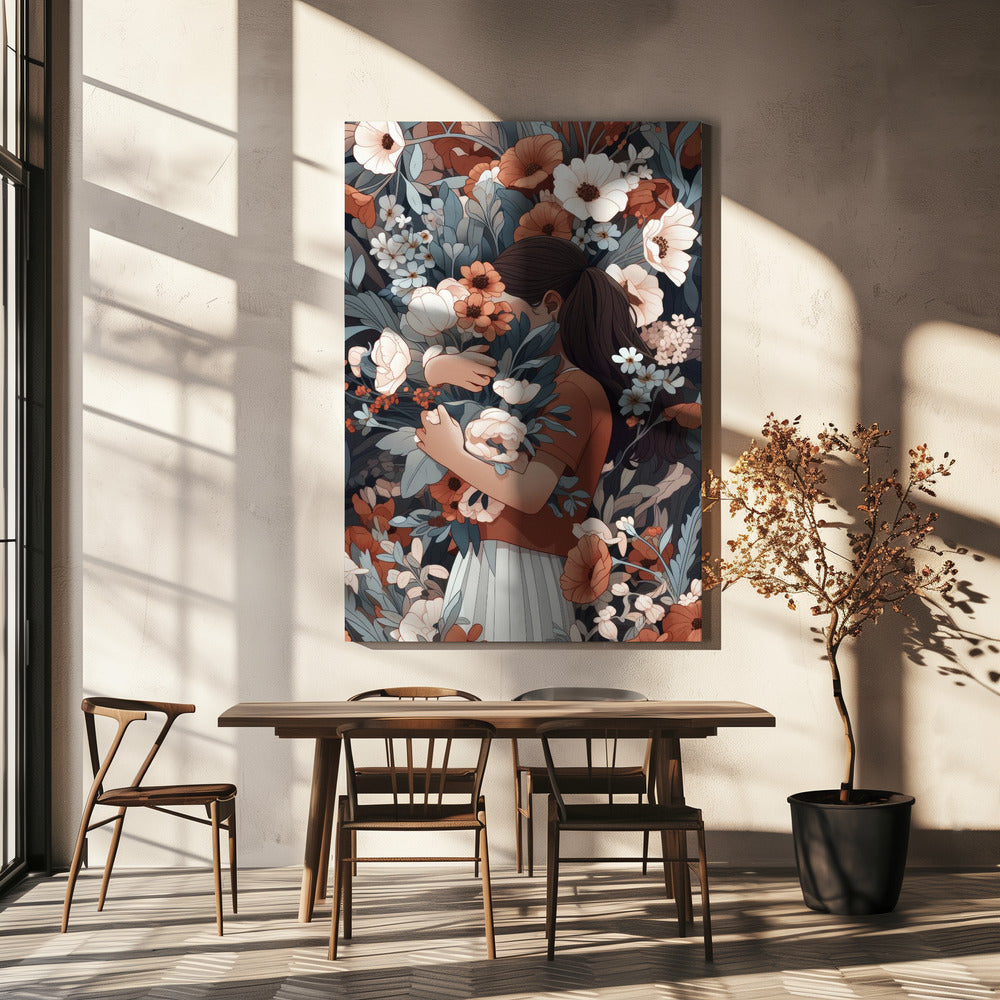 Bloemenomhelzing | Canvas
