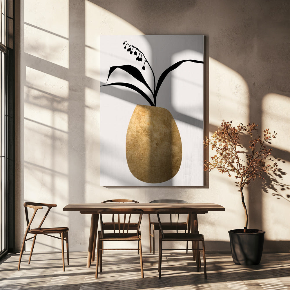 Water Lilies Gold | Canvas