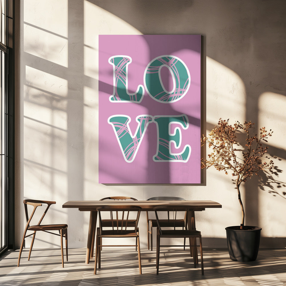 Gedurfde liefdeslijnen | Canvas