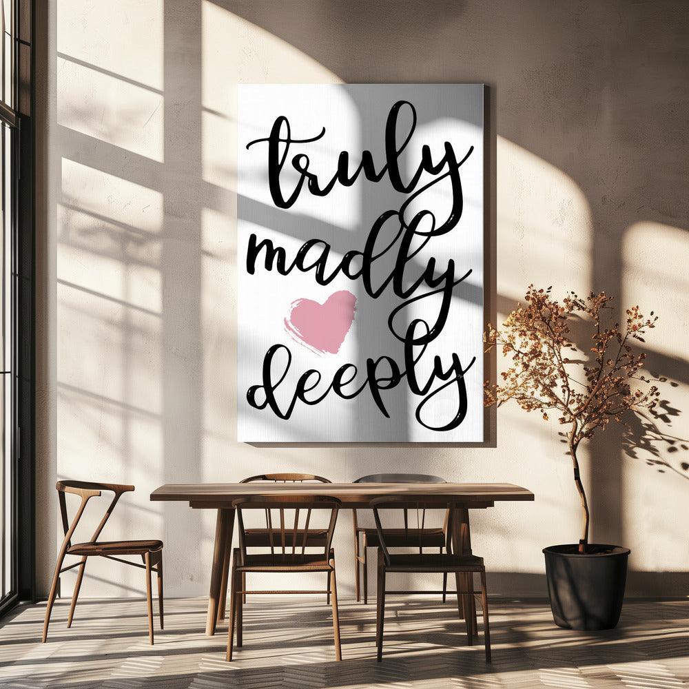 Diepe liefdessentiment | Canvas