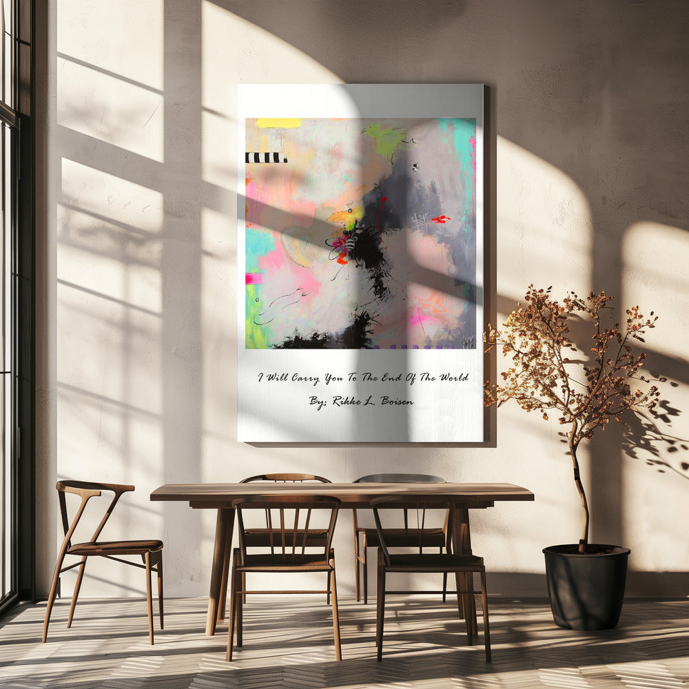 Ik zal je dragen naar het einde van de wereld | Canvas