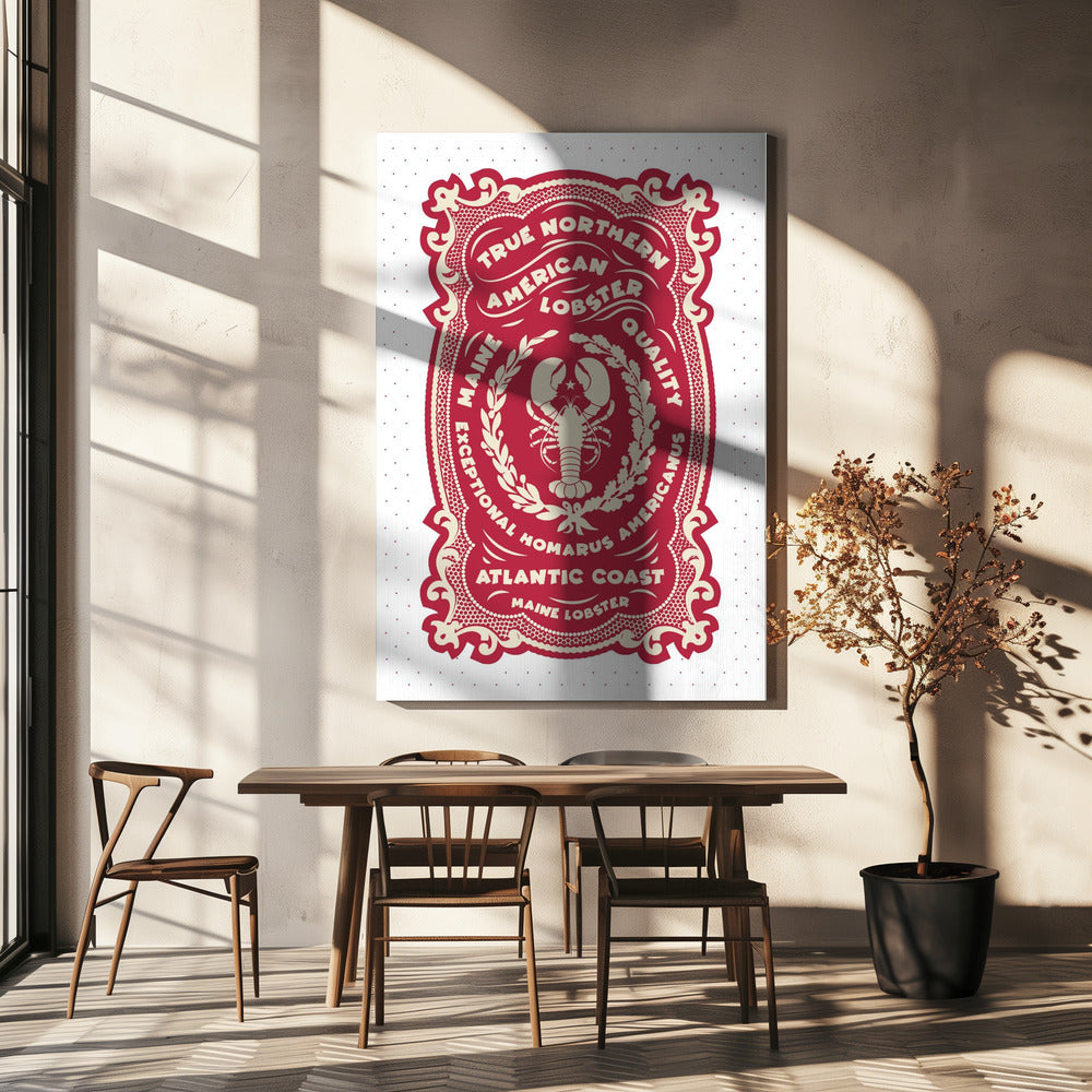 Rode Kreeft | Canvas