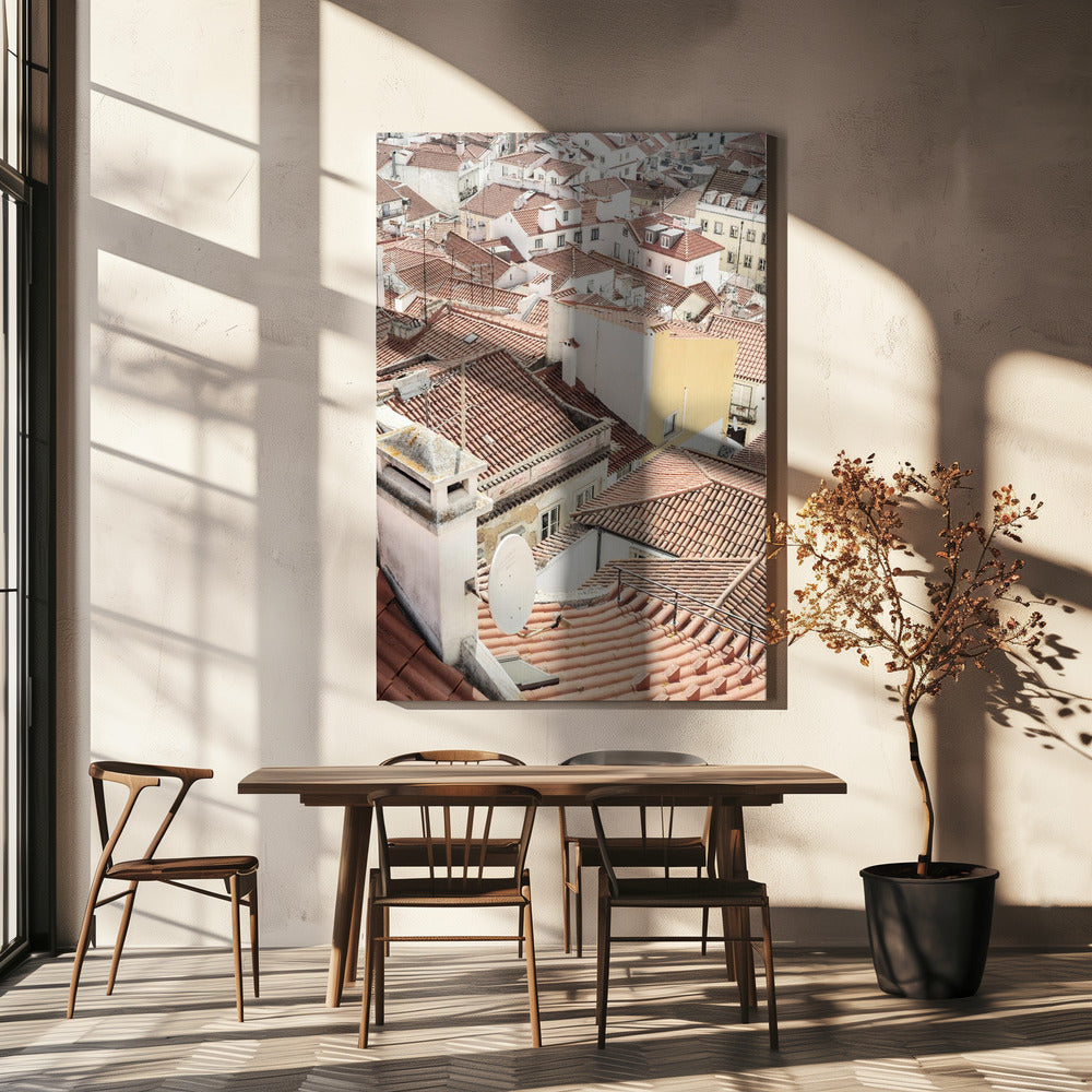 Terracotta Rooftops | Canvas