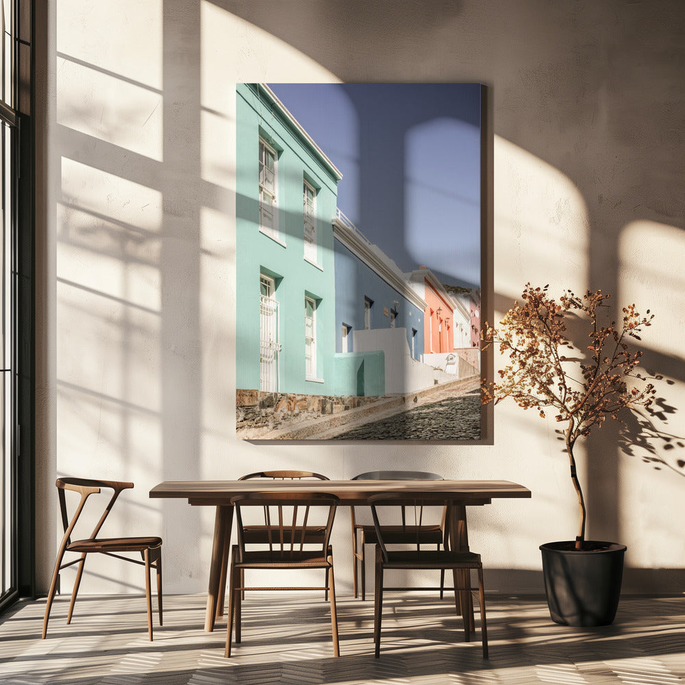 Kleurrijke straatharmonie | Canvas