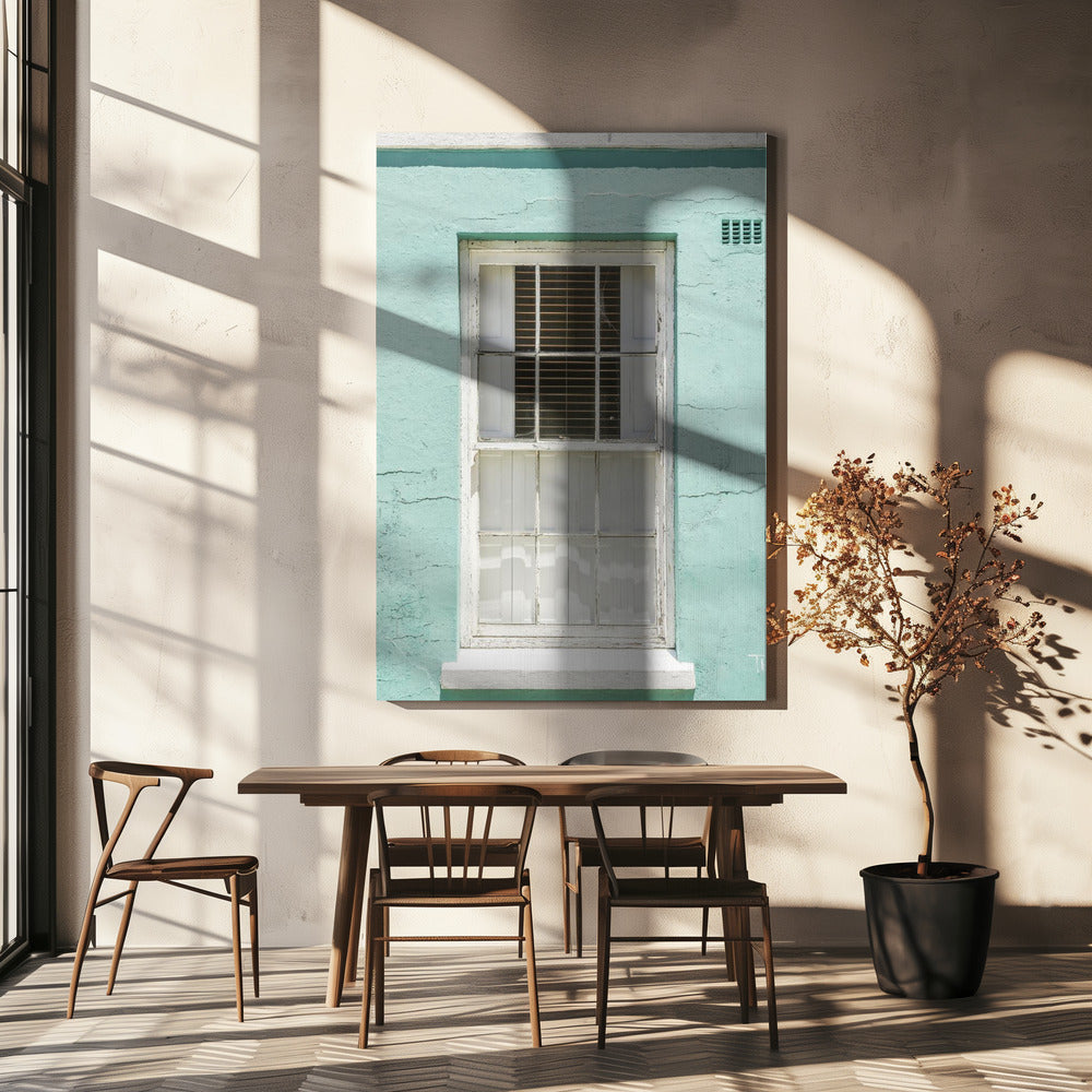 Turquoise Sereniteit | Canvas