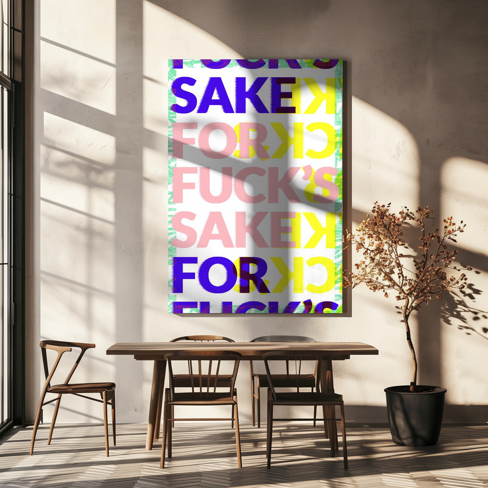 Levendige herhaling | Canvas