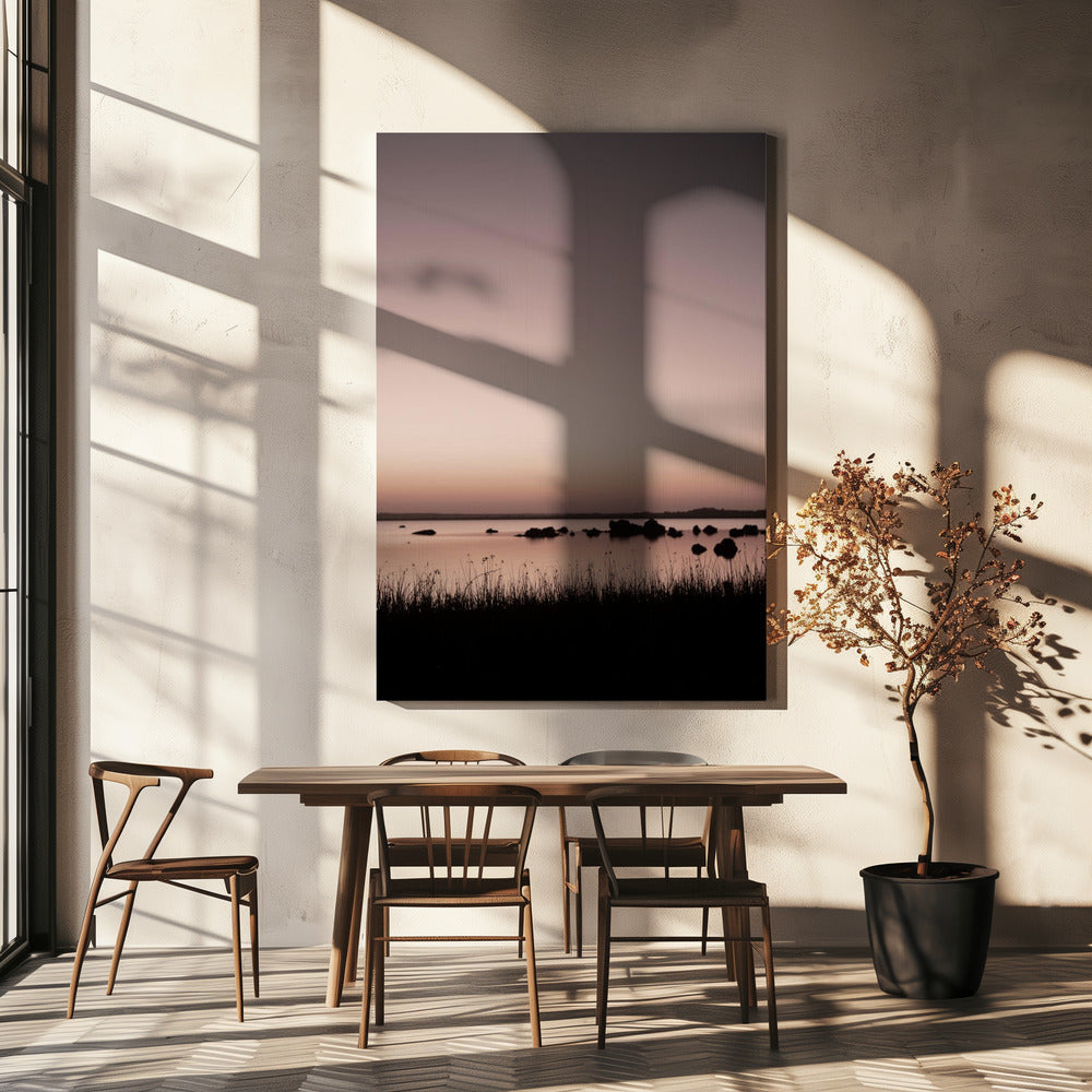 Rustige schemerwateren | Canvas