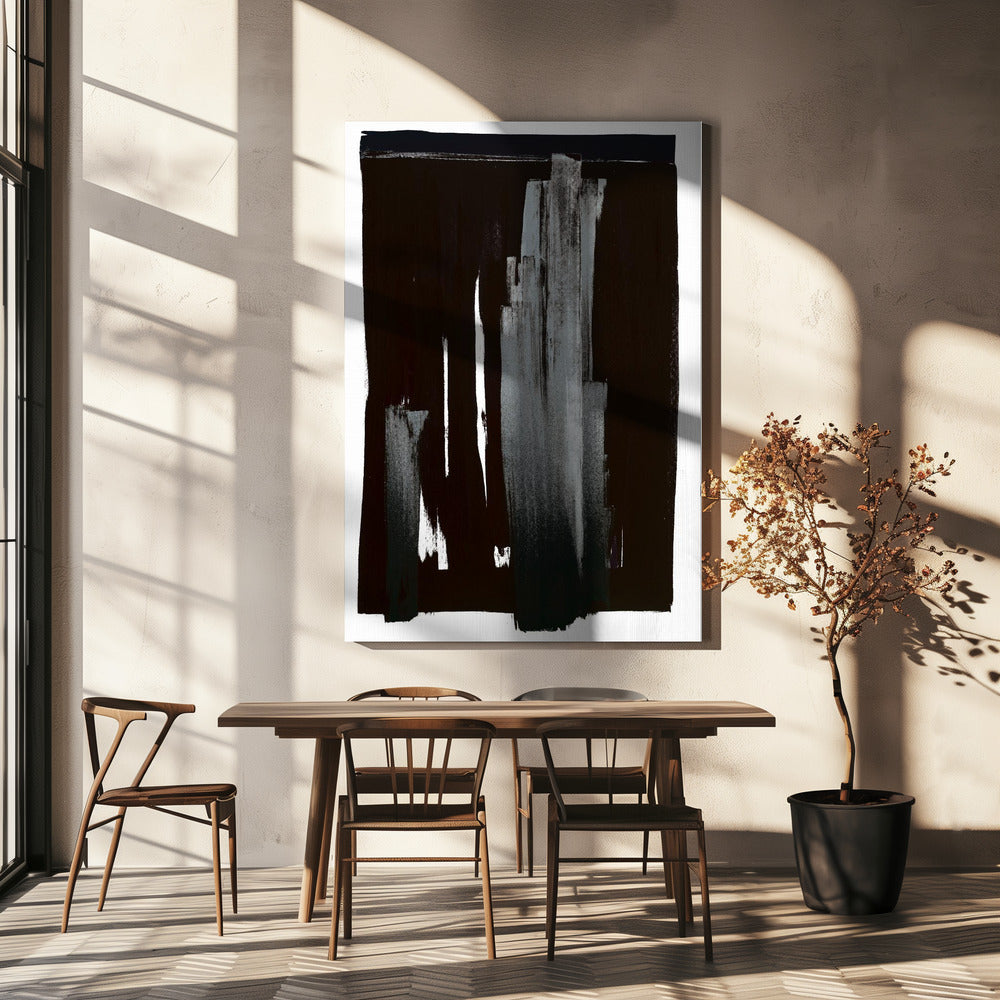 Monochrome torens | Canvas