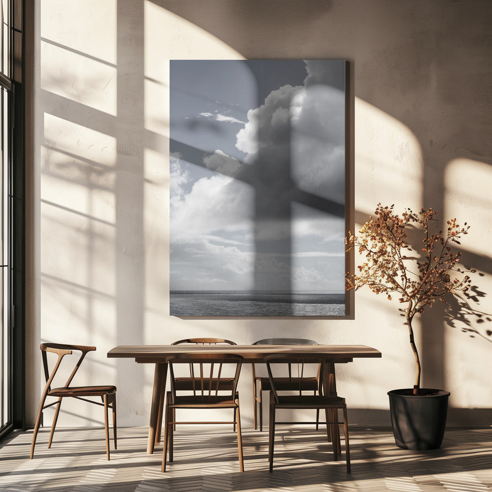 Bewolkte horizonten | Canvas