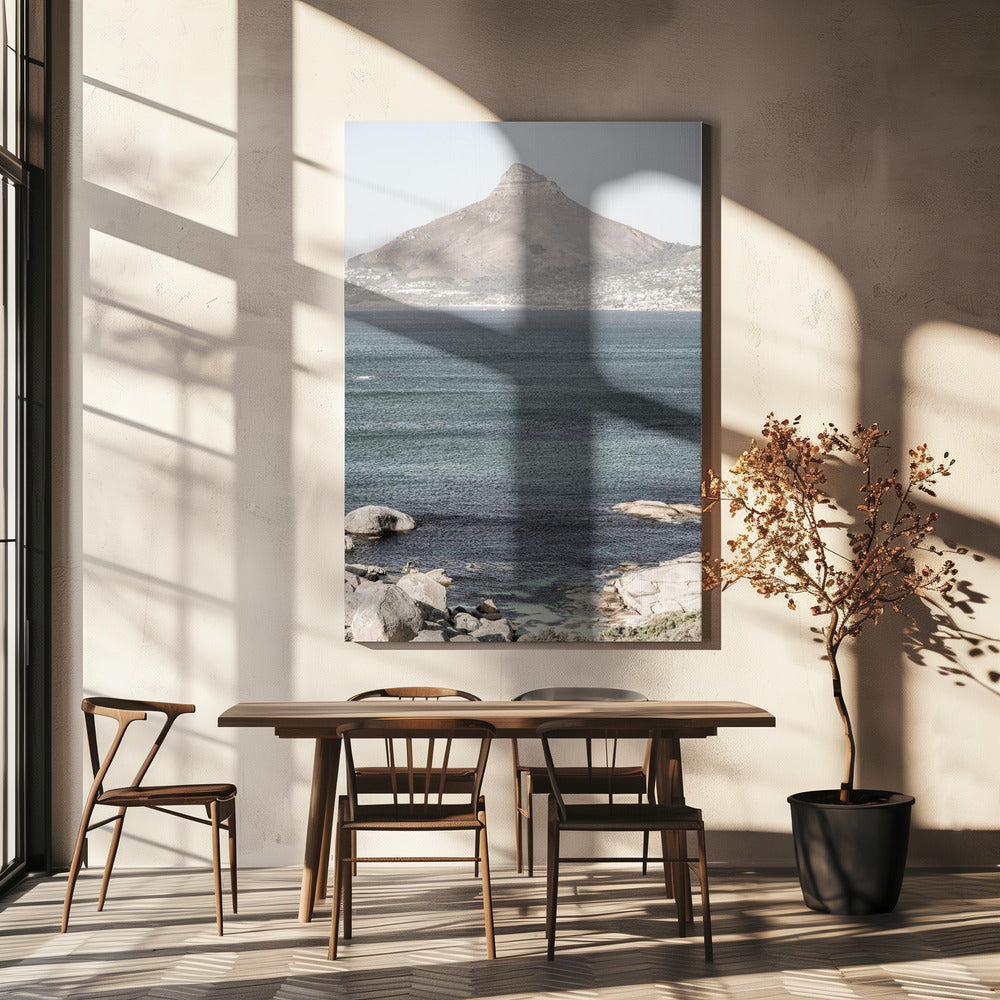 Rustig uitzicht op de bergen | Canvas
