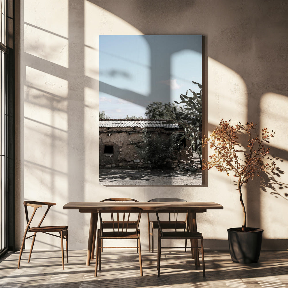 Verlaten verblijfplaats | Canvas